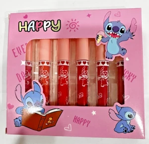 Disney Little Stitch, 6 pack Lip stick, 6 shades, matte, regular size - Picture 1 of 5