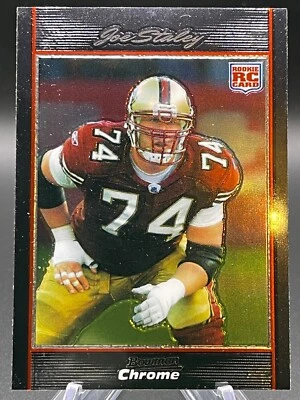 2007 Bowman Chrome Holo #BC42 Joe Staley (RC) - Image 1 of 3