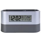 Modern Desktop Gadget Storage Box Clock with Temperature and Birthday Reminder