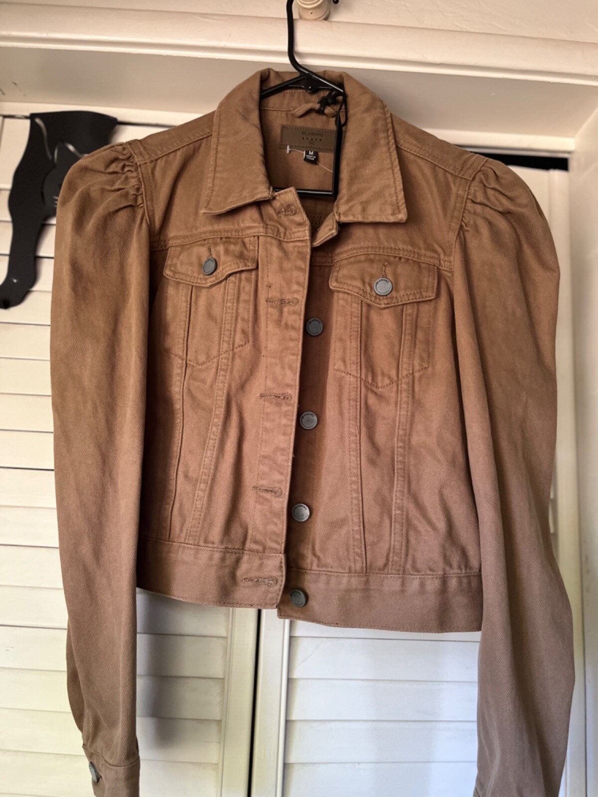 Blank NYC Women Brown Denim Jacket S | eBay