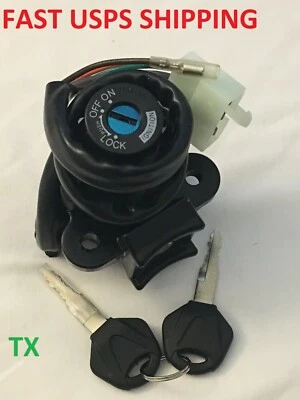 Interruptor de llave de encendido y resistencia 6 clavijas para Kawasaki Ninja ZZR400 ZZR600 (93-06) Foto 1 de 4