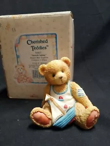 1993 Cherished Teddies "Smooth Sailing" August Bear Figur #914827 - Bild 1 von 11