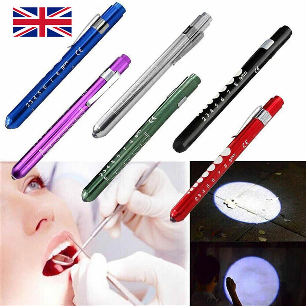 Nursing School Essentials Medical Pen Torch With Pupil Gauge - LED ...