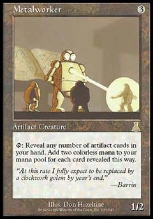 Metalworker -Foil Medium Play MTG Urza's Destiny - Image 1 of 1