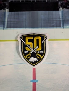 NHL Buffalo Sabres 50th Anniversary Hockey Jersey Iron-On Embroidered Patch - Picture 1 of 3