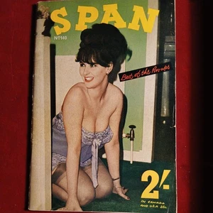 Span Magazine Number 140 Vintage Non Full Nudity Hand Size Magazine - Picture 1 of 5