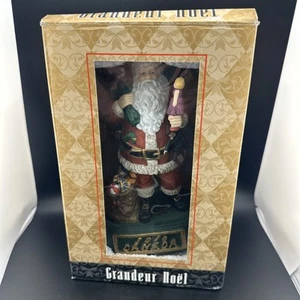 Statuina natalizia porcellana Grandeur Noel Babbo Natale del mondo 1918 CANADA 9,5" - Foto 1 di 15