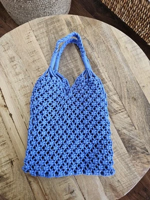 J. Bolso de Mano Crew Cádiz Cuerda de Algodón Anudado a Mano Macramé Viaje Playa  Foto 1 de 4