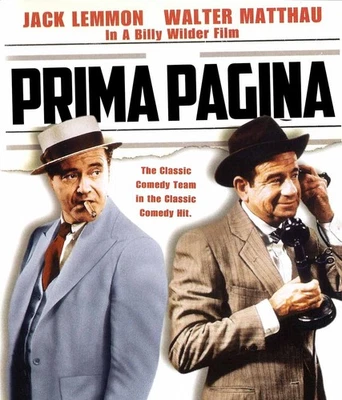 Prima Pagina (Blu-ray) Lemmon Matthau (Importación USA) - Imagen 1 de 3