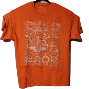 T-shirt grafica TMNT 2XL arancione/bianco - Foto 1 di 4