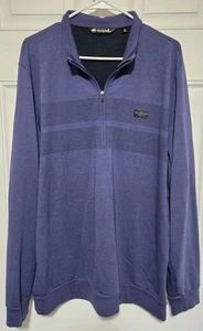 Camisa pulóver azul Travis Mathew manga larga 1/4 cremallera para hombre talla XL - Imagen 1 de 5