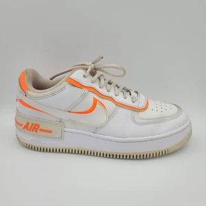 Nike Air Force 1 Shadow Sportschuh Turnschuhe Damengröße 9 weiß orange - Bild 1 von 12