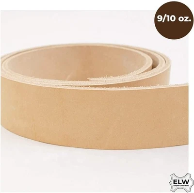 ELW Tooling Leather 9/10 oz. 1" to 4" Wide to 55" Length Belt... - Image 1 of 4
