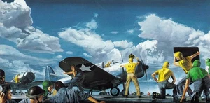 Mejor en cubierta por James Dietz A/P - SBD Dauntless - Impresiones artísticas de aviación - Dick Best - Imagen 1 de 2