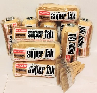 Pincéis Nap & Merit Pro WOOSTER Paint Roller Covers R-243 9" 1.25"  - Imagem 1 de 4