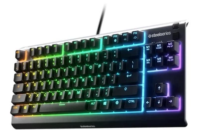 SteelSeries Apex 3 TKL Gaming Keyboard IP32 Water and Dust Resistant Prism 10RGB - Image 1 of 4