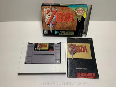 Legend of Zelda: A Link to the Past (SNES, 1992) - CIB, no map - Cleaned/Tested - Image 1 of 4