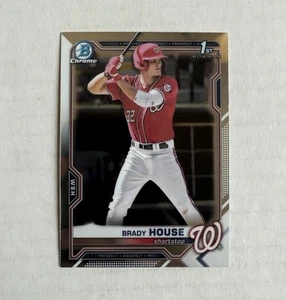 Bowman Draft 2021 cromo Brady House BDC-186 Nationals - Imagen 1 de 2