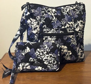 Vera Bradley Lighten Up ~ mattierte Blumen HIPSTER CROSSBODY & RFID ARMBAND - XPO - Bild 1 von 23