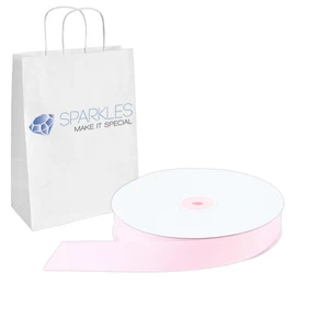 Grosgrain Ribbon 7/8" Wide 50 Yd Yard Roll - Pink - Solid Reels Party qx - Picture 1 of 4