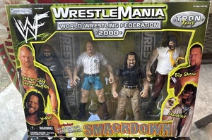 WWF Wrestlemania Smackdown Set X-Pac Stone Cold Big Show Mankind Figuren WWE Neu in OVP - Bild 1 von 3