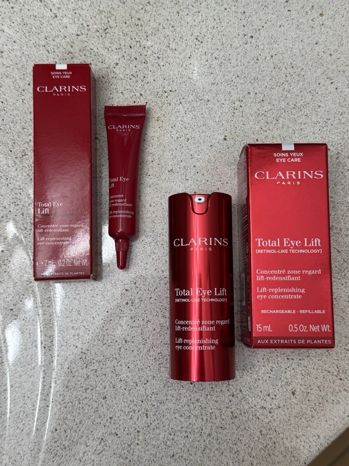 娇韵诗 Total Eye Lift 全尺寸 15ml + 7ml 免费礼品 — 第 1/4 张图片