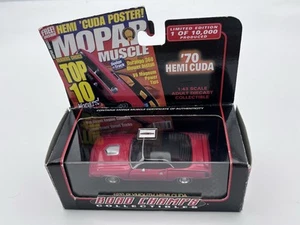 Road Champs Collectibles 1970 Plymouth Hemi Cuda Red 1:43 Scale 1999 Release - Picture 1 of 8