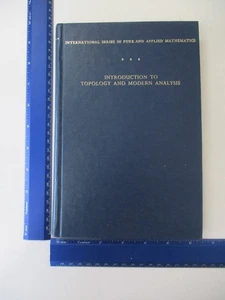 Introduction to Topology and Modern Analysis. - George F Simmons - textbook - Picture 1 of 1
