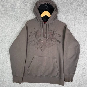 Vintage Fox Racing Hoodie Men's Large Y2K Motocross Supercross Grunge - Picture 1 of 9