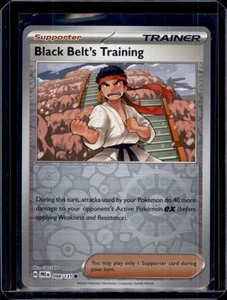 Black Belt's Training SV: Prismatic Evolutions Pokémon 098/131 Reverse Holo NM+ - Picture 1 of 2