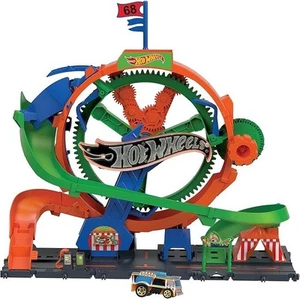 Hot Wheels City Riesenrad Autorennbahn Spielset mit Licht & Sound und Auto - Bild 1 von 5