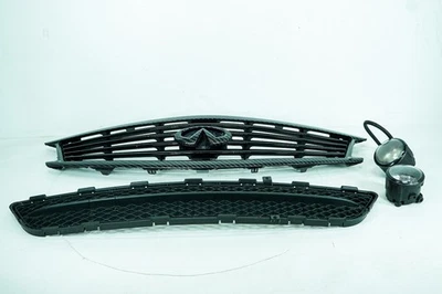 Juego de luces antiniebla parrilla inferior superior parachoques delantero 10-13 Infiniti G37X OEM 5096 Foto 1 de 4
