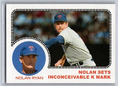 2022 Topps Heritage High Number - All Aboard! Nolan Ryan #AA-9 - Image 1 of 2