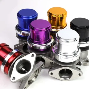 38mm Universal Turbocharger Manifold V-Band 5" Wastegate+14 psi Spring Black - Bild 1 von 5