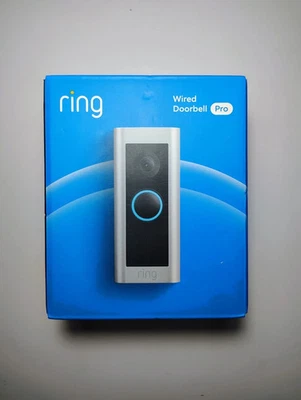 Nuevo - Timbre video Ring Pro (con cable) - Níquel satinado Foto 1 de 2