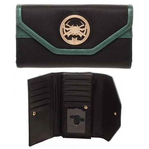 Marvel Thor Ragnarok Hela Flap Wallet,Black,7"x4" - Image 1 of 1