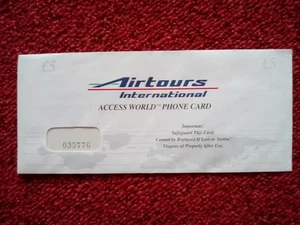 UK Phonecards - Airtours International Access World Phone Card Sealed 1 x £5 - Picture 1 of 2