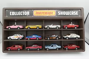 12 Vintage MATCHBOX Cars Collector Showcase Display Case Benz MR2 Saab Xmas Gift - Picture 1 of 15
