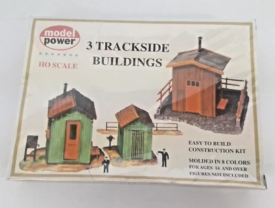 Model Power HO  3-Trackside  Easy to Build Construction Kit No. 437 New - Image 1 of 4