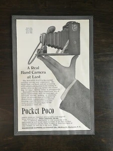 Vintage 1902 Pocket Poco Hand Camera Rochester Camera Supply Original Ad - 1021 - Picture 1 of 1