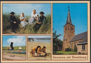 AK Niederlande Groeten uit Seebad DOMBURG 4 Ansichten - Bild 1 von 1