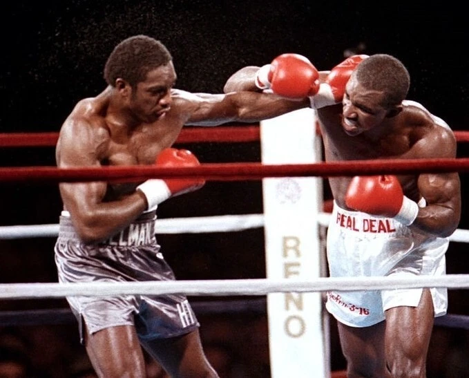 HENRY TILLMAN v EVANDER HOLYFIELD 8 X 10 拳击照片 — 第 1/1 张图片
