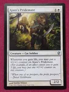 Magic The Gathering COMMANDER 2013 C13 AJANI'S PRIMATE tarjeta blanca Magic The Gathering Magic - Imagen 1 de 2