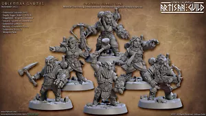 Gnomes of Golemmar Artisan Guild D&D Miniature Wargaming 3D Printed - Picture 1 of 7