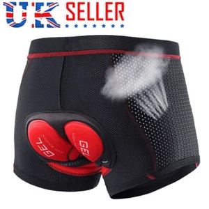Premium Men Cycling Shorts Gel Padded MTB Road Mountain Bike Bicycle Short Pants - Picture 1 of 22