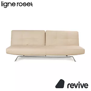 Ligne Roset Smala Dreisitzer Creme Beige Textilleder manuelle Funktion Sofa - Bild 1 von 12