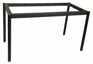 Estructura de mesa IKEA Efectiva 160x80cm negra con patas grises - Imagen 1 de 1