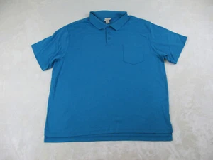 L.L. Bean Poloshirt Herren 2XL XXL Blau Pima Baumwolle Outdoor Freizeit* - Bild 1 von 9