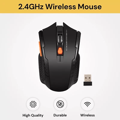2.4GHz Wireless USB Optical Gaming Mouse Mice PC Laptop Computer Desktop - AUS - Image 1 of 4