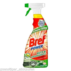 750ml Bref Power gegen Fett & Eingebranntes Ofen Küche Grill Herd Fettlöser - Bild 1 von 1